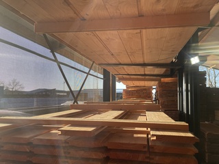 Ca. 35x  Douglas Blokhut Profiel, 26x175mm, lengte 500cm